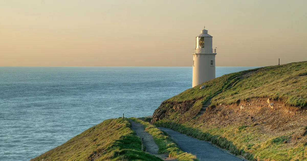 The coast path along Trevose Head